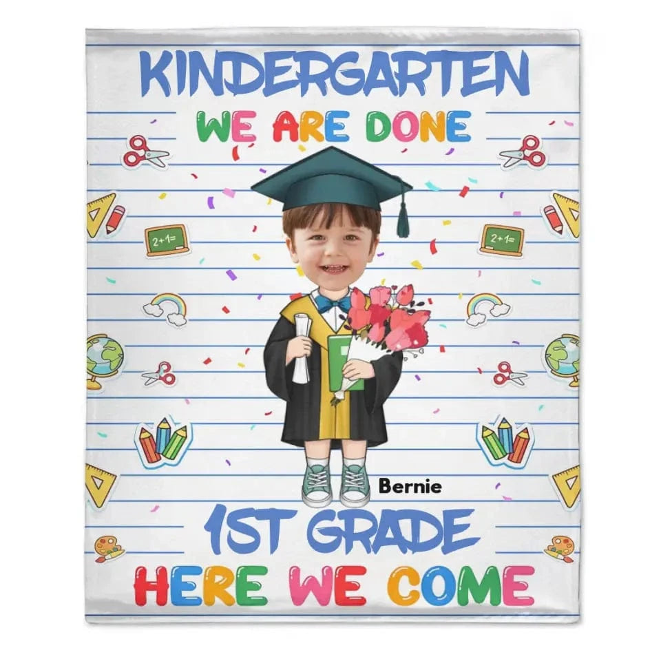 Gifts For Kids In Graduation - Personalized Photo Blanket