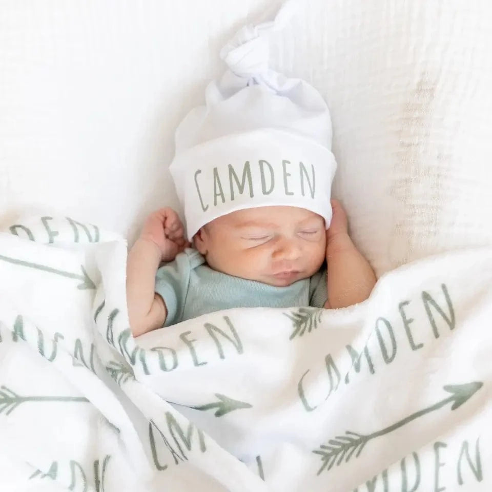 Arrow Plush Personalized Name Blanket