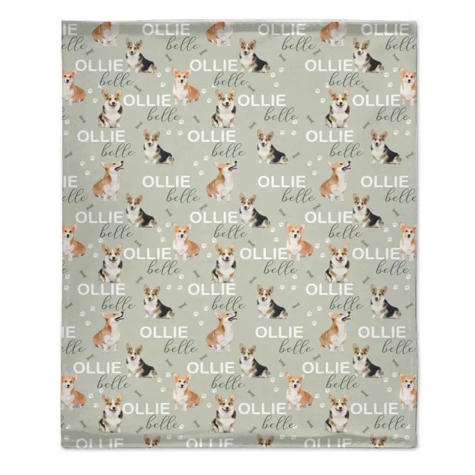 Name Customized Children's Blankets, Dog Breeds