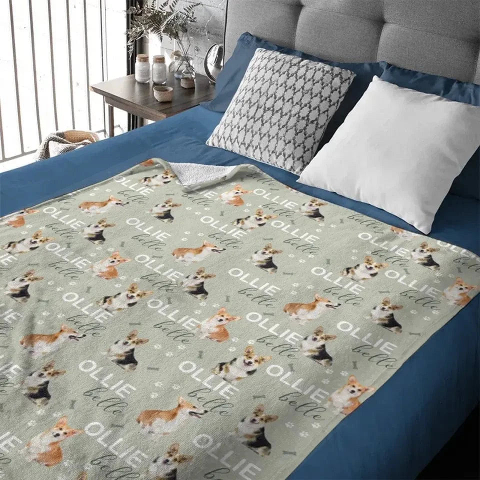 Name Customized Children's Blankets, Dog Breeds