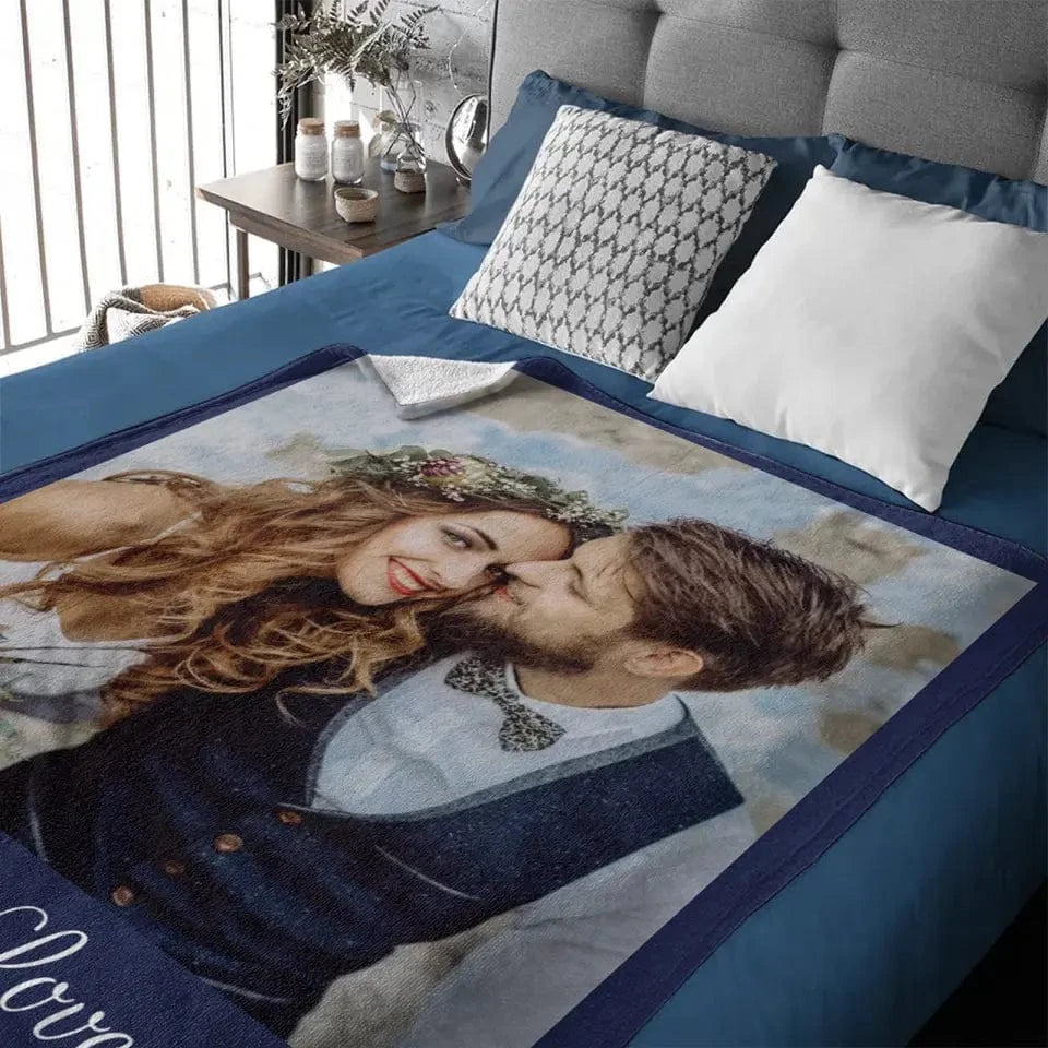 Personalized Photos Blankets - Gift For Family Friends Besties