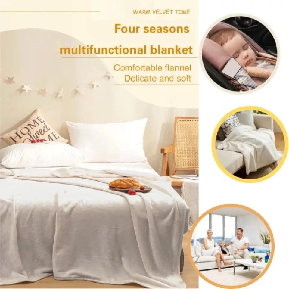 Customized Long Strip Photo One Night Stand - Gifts for Couples Couple Blanket