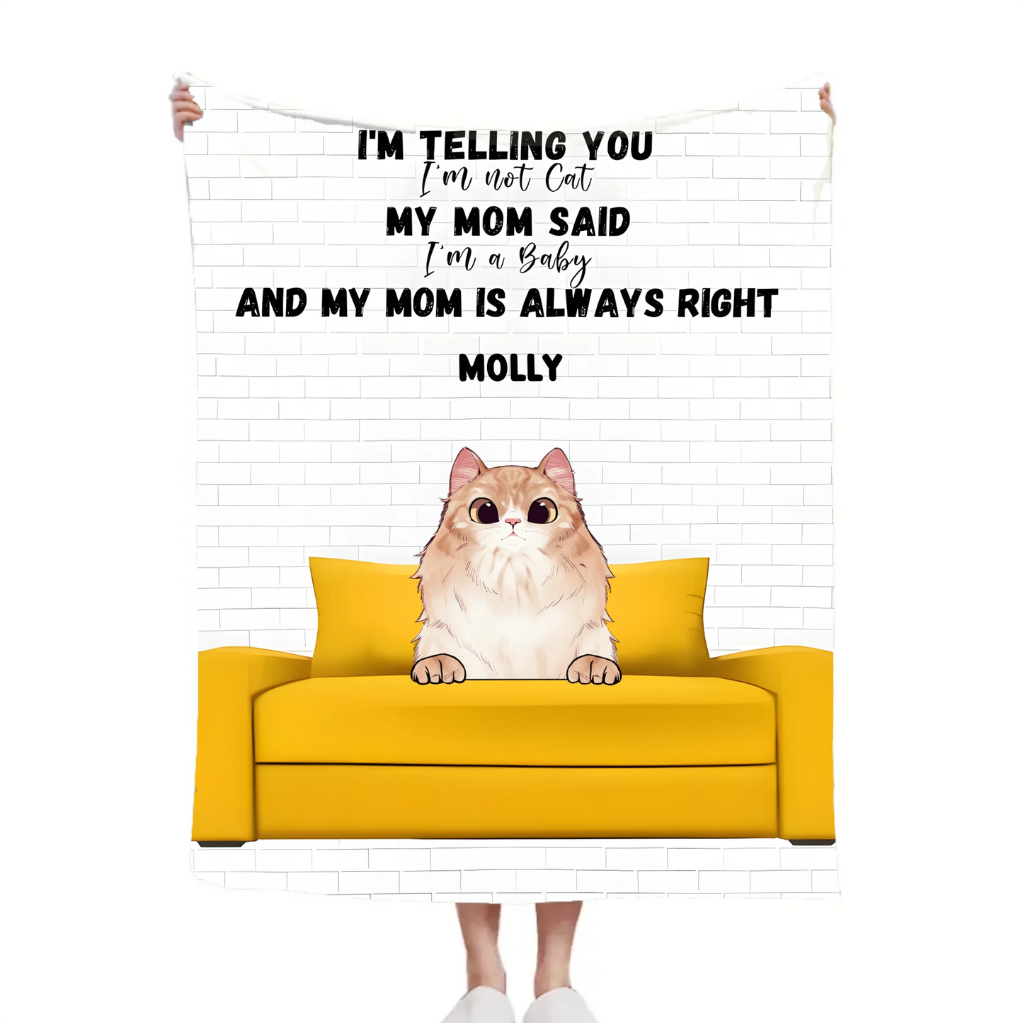My Mom is Always Right - Personalized Blanket