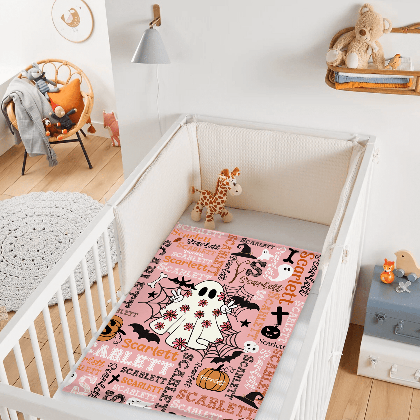 Customized Dinosaur Name Blanket - Dinosaur Print Custom Boy Blanket - Personalized Baby Birthday Gifts
