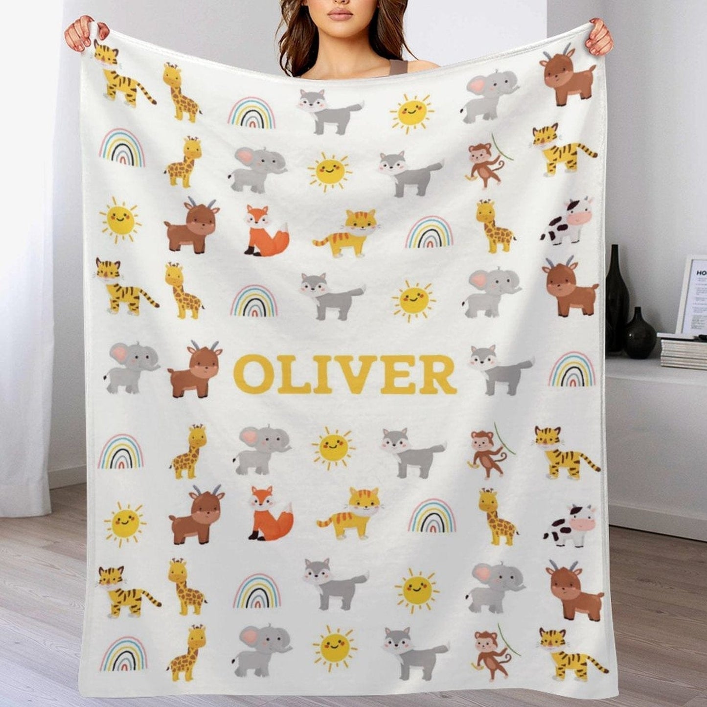 We pay shipping✈️Personalised baby blanket Personalised Baby gift, new baby gift