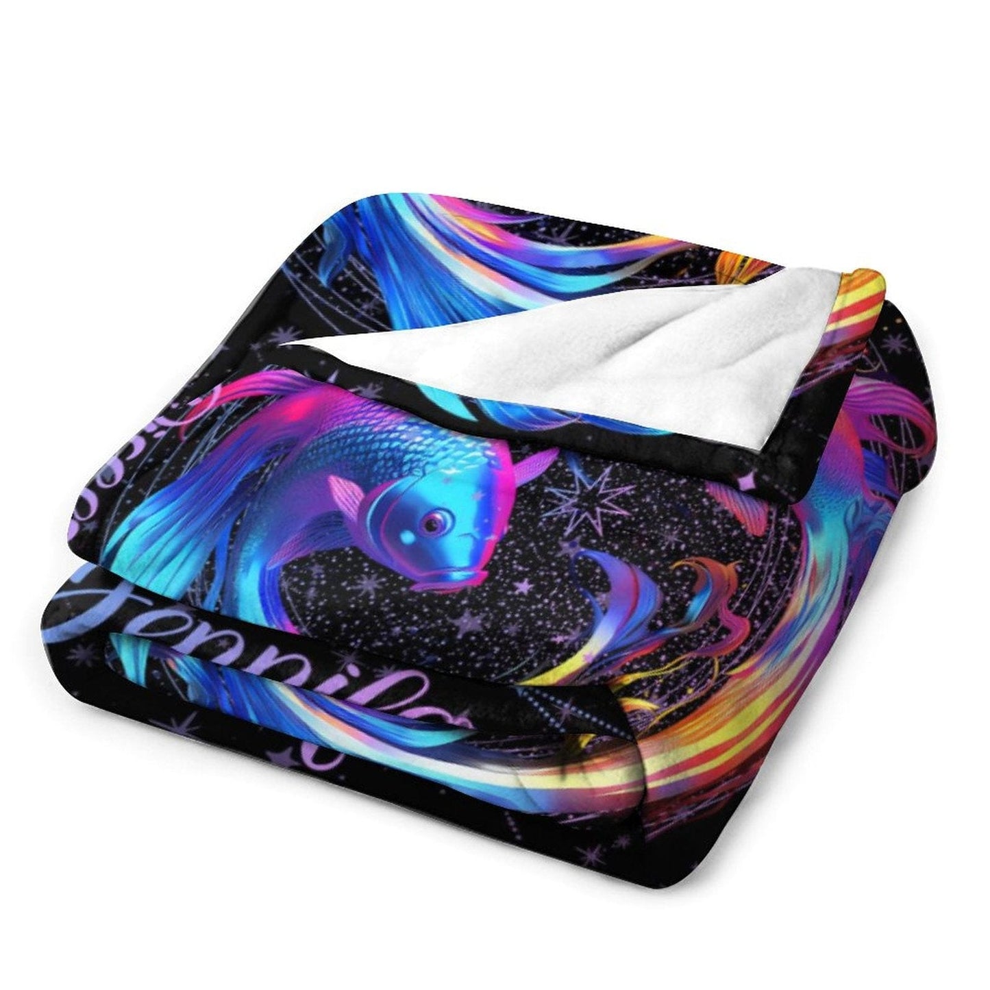Fantasy twelve constellations themed name custom blanket