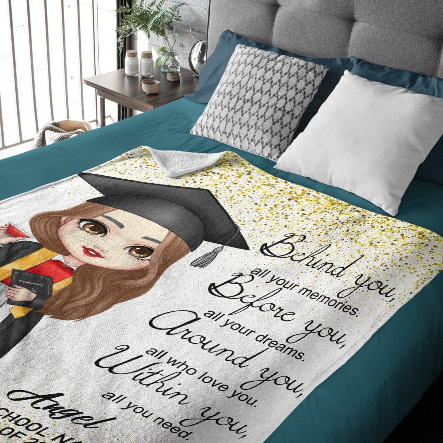 Class of 2024 Graduation Custom Blanket-Graduation Gift
