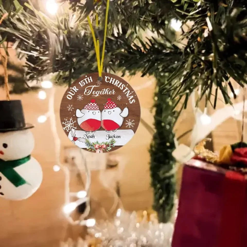 Couple - Our Christmas Together Custom Acrylic Ornament