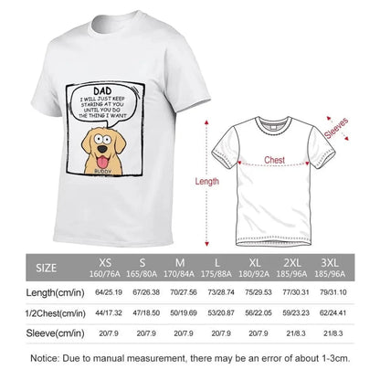 Personalized Custom Unisex T-shirt - We Will Just Keep Staring At You - Gift For Pet Owners
