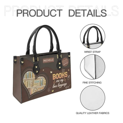 Book Nerd Chic: Tote Your Tomes with Our Personalized Leather Handbags