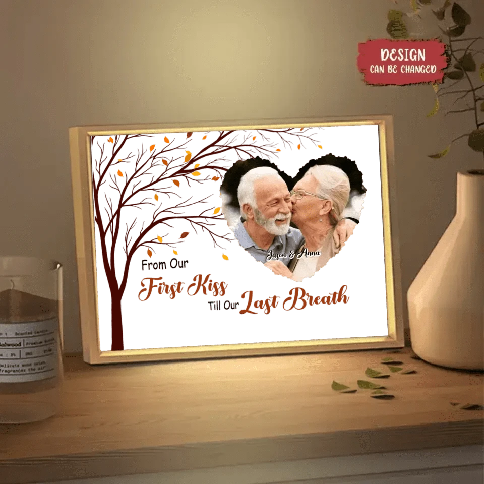Couple Gift Frame Box - Our First Kiss Picture