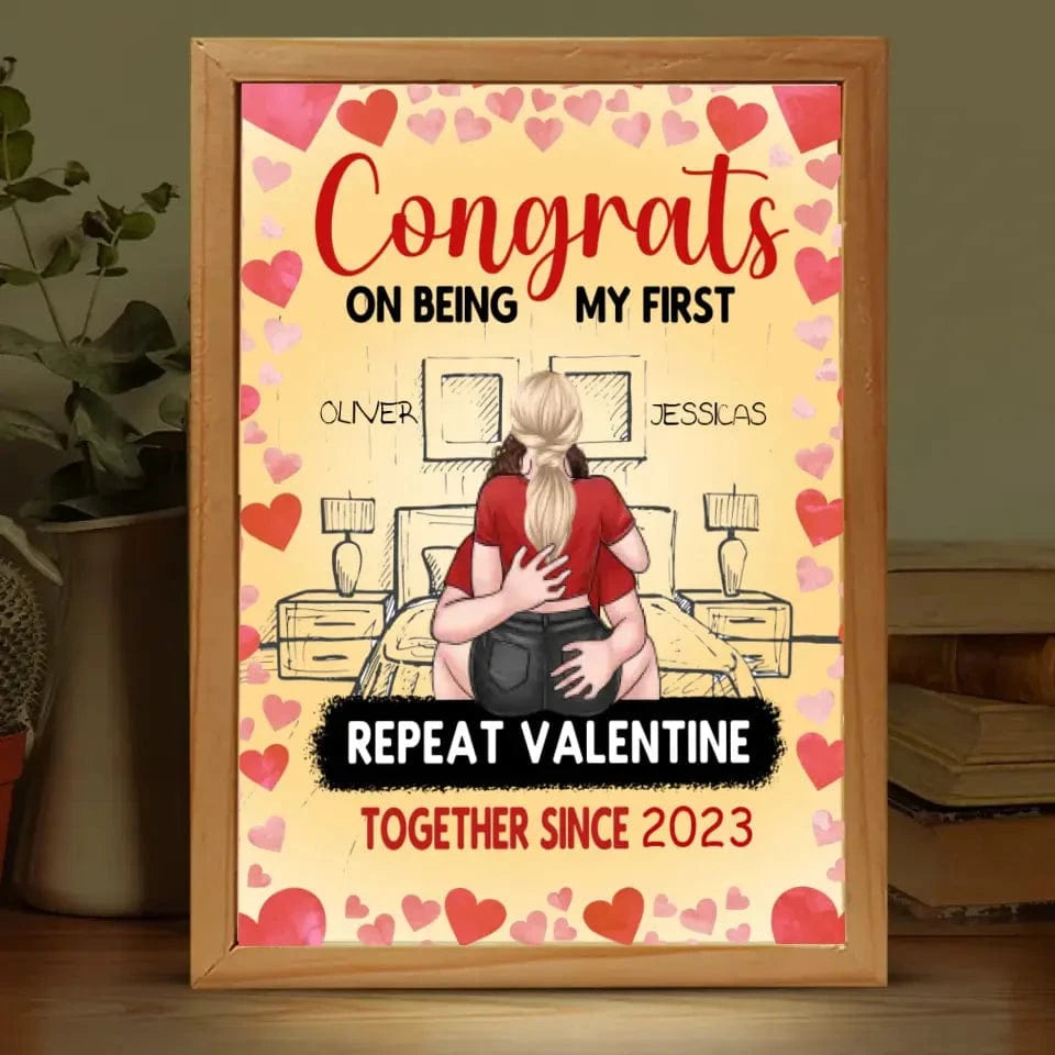 Couple Personalized Custom light box- Gift For Husband Wife, Anniversary