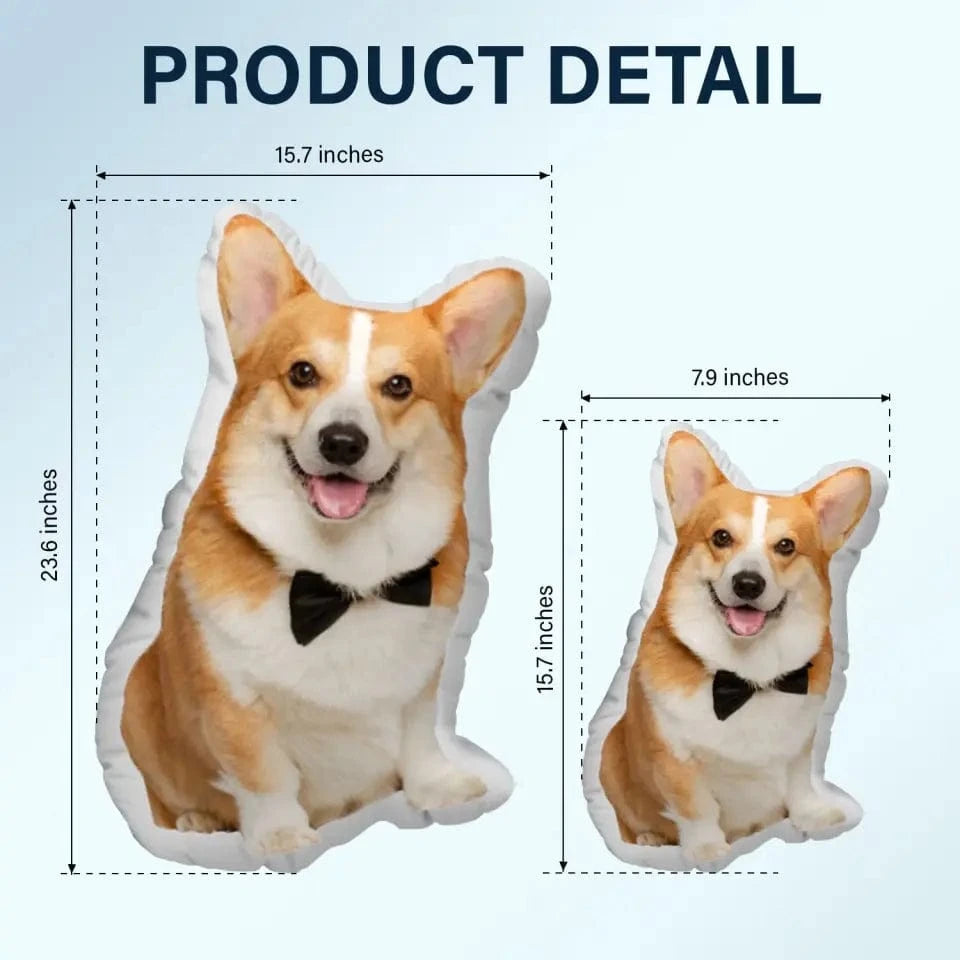 Custom Photo Pillow - Gift For Friends, Lovers, Husband, Wife And Dog & Cat Pet Lovers - Personalized Custom Shape Pillow
