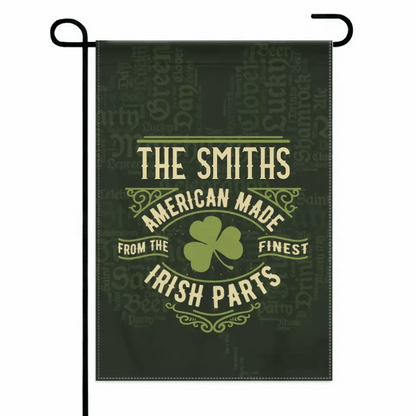 Personalized Name St. Patrick Irish Parts Blanket Garden Flag