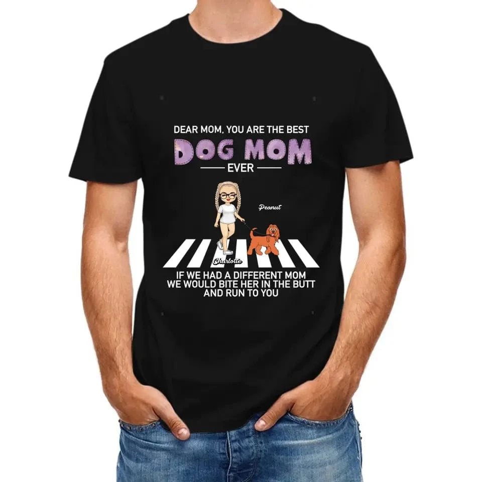Personalized Custom T Shirt - Dogs Run To You, Gift For Dog Mom