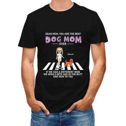 Personalized Custom T Shirt - Dogs Run To You, Gift For Dog Mom