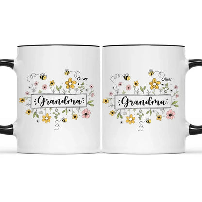 Family Personalized Custom Mug - Gift For Mom, Grandma