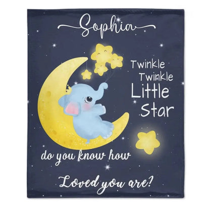Personalized Baby Blanket - Do You Know How Loved To You
