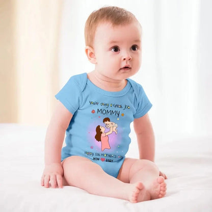Happy 1st Mother's Day Baby Onesie - Personalized Baby Onesie