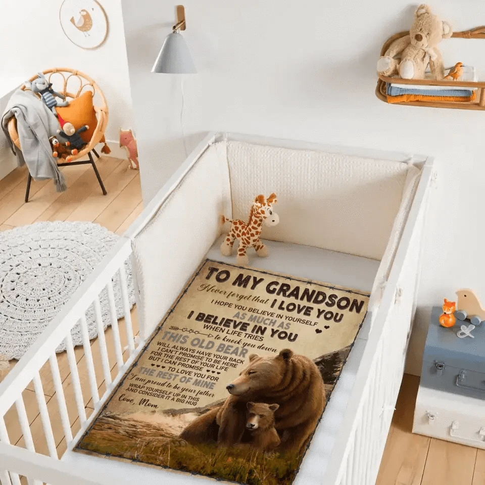 I Believe In You - Brown Bear Blanket