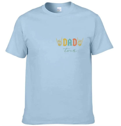 Fatherhood Tour T-Shirt, Sometimes I Rock It Sometimes It Rocks Me