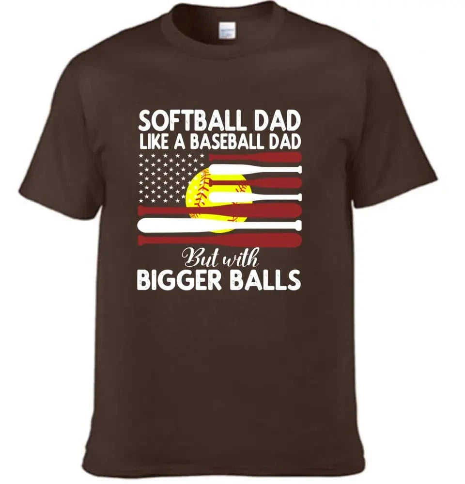 Softball T-shirt,  Gift For Dad, Gift For Softball Lovers
