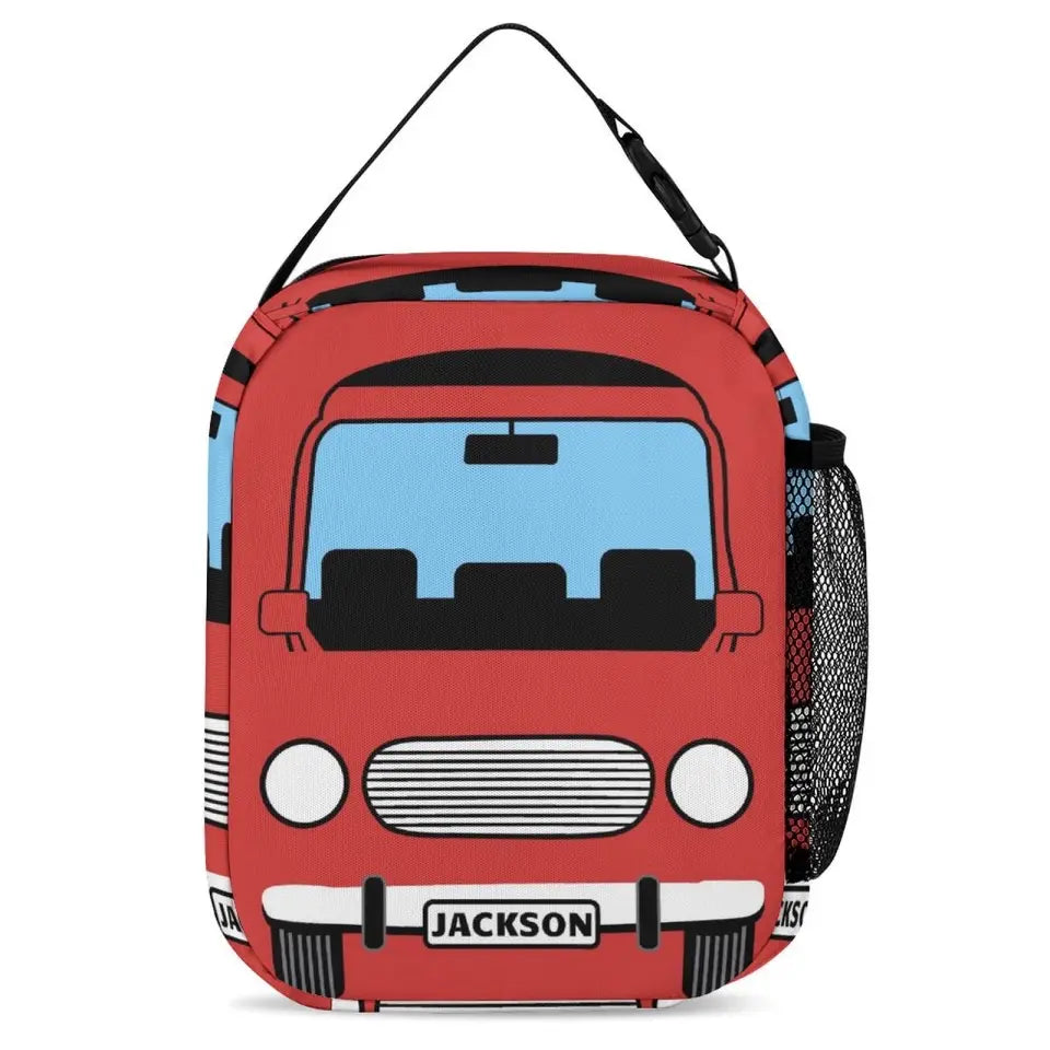 Cruise to School Fun - Custom Cartoon Car Toddler Backpack for Young Explorers