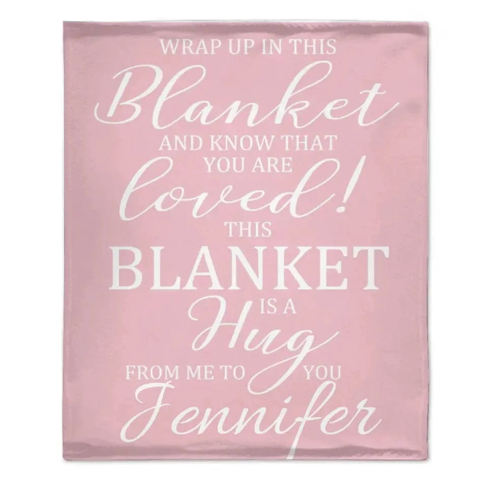 Friendship Gifts - Personalized Multi-color Blanket - Gifts for Ladies and Gentleman