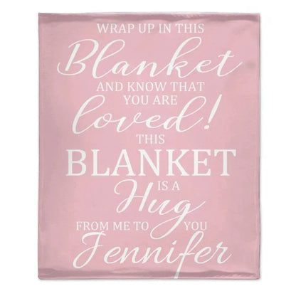 Friendship Gifts - Personalized Multi-color Blanket - Gifts for Ladies and Gentleman