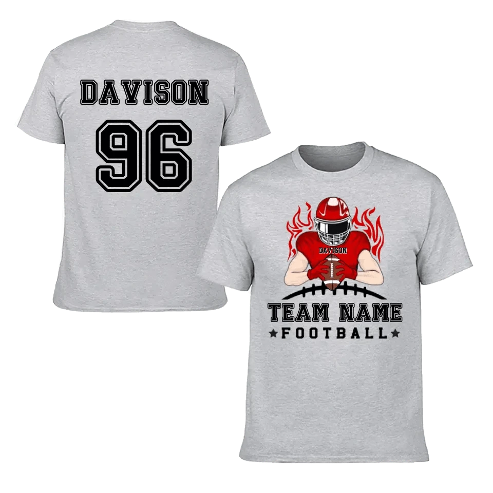 Football Season - Personalized American Football Team Shirt - A Gift for Football Player,Lovers
