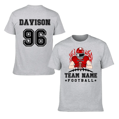 Football Season - Personalized American Football Team Shirt - A Gift for Football Player,Lovers
