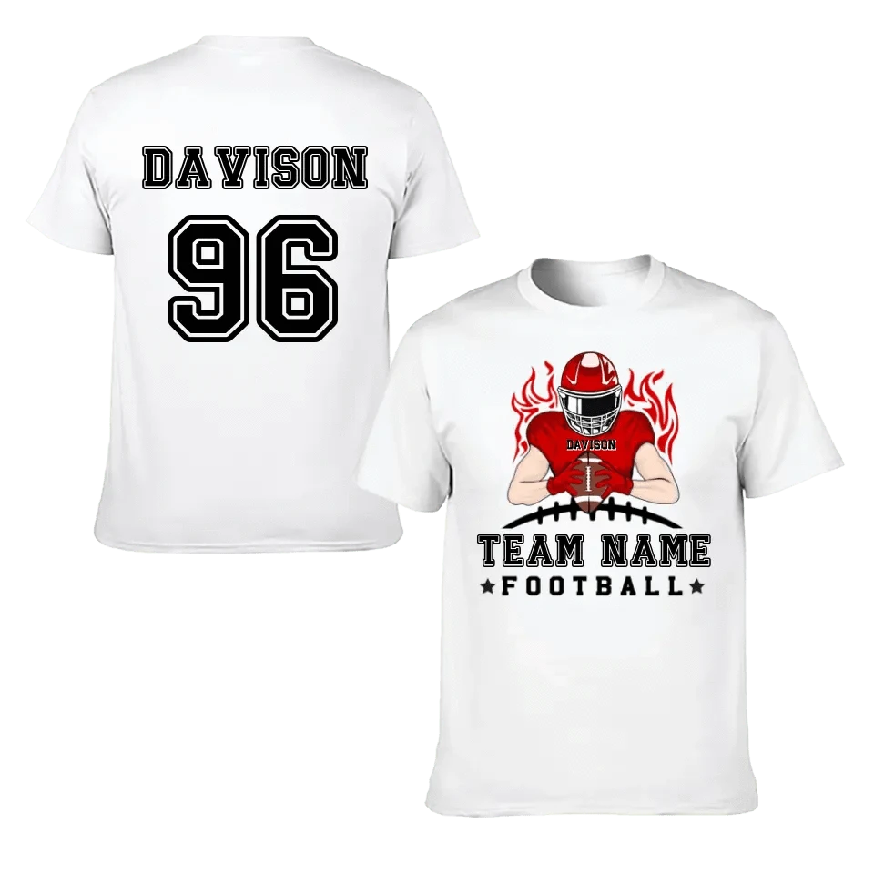Football Season - Personalized American Football Team Shirt - A Gift for Football Player,Lovers