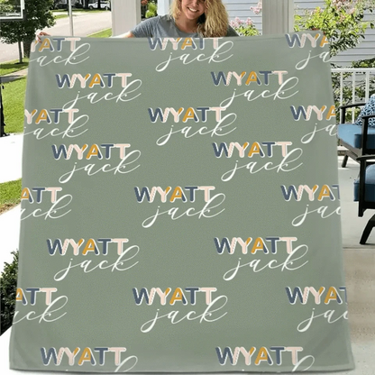 Customized Baby Name Blankets, Gifts for Kids