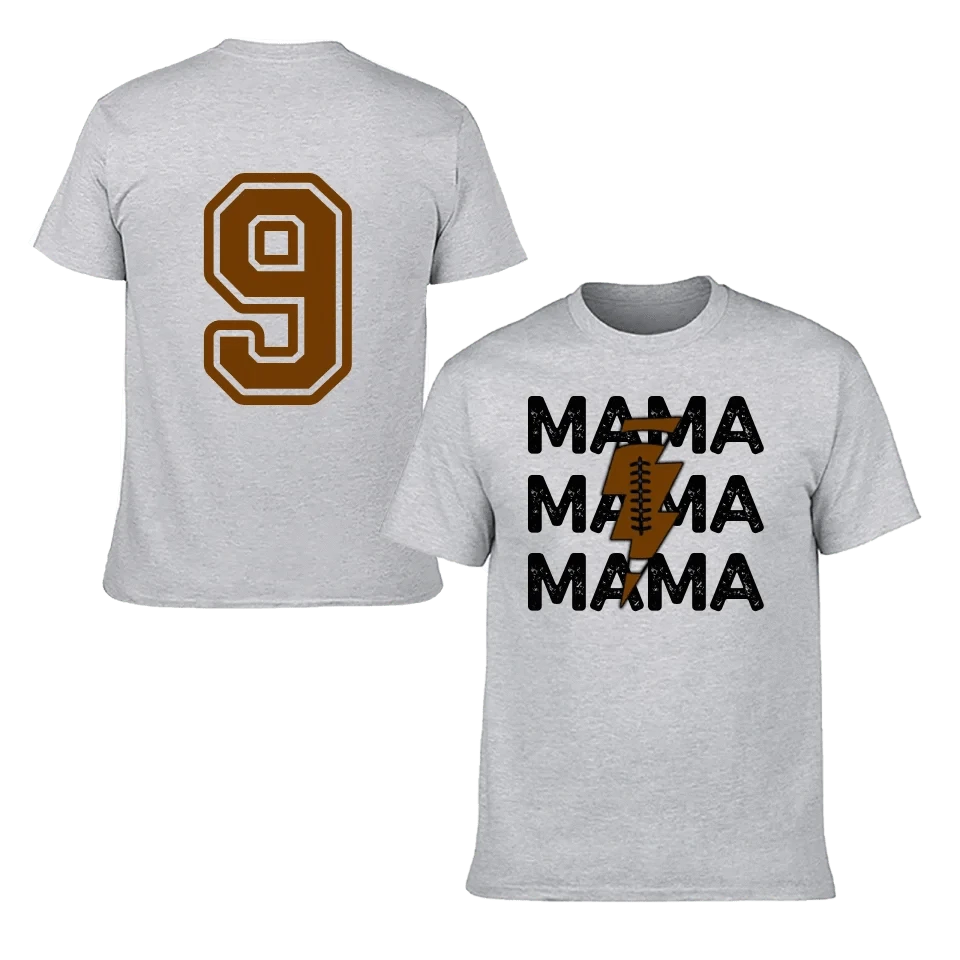 Football Support - Personalised Name And Number T-Shirt - A Gift for Family