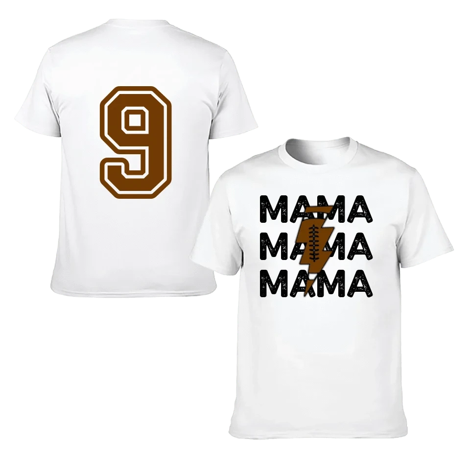 Football Support - Personalised Name And Number T-Shirt - A Gift for Family