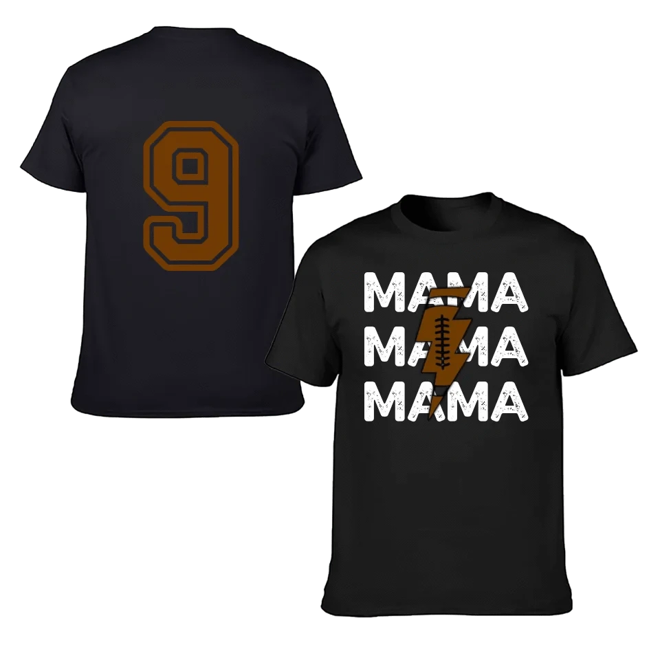 Football Support - Personalised Name And Number T-Shirt - A Gift for Family