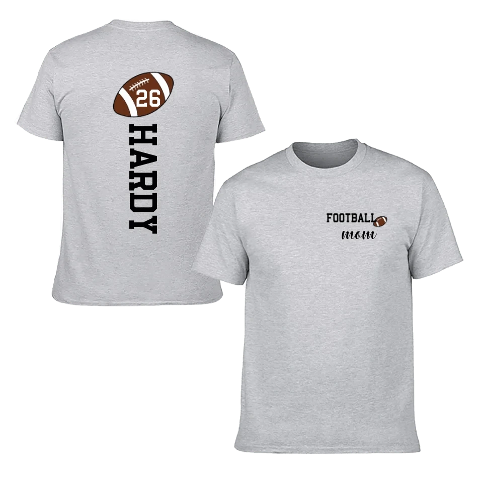 Football Season - Personalized Child's Name And Shirt Number - A Gift for Family