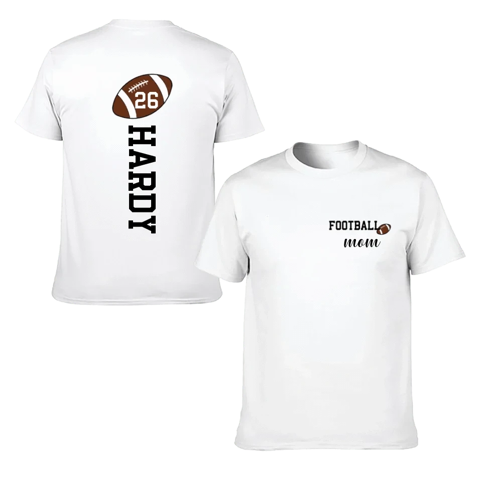 Football Season - Personalized Child's Name And Shirt Number - A Gift for Family
