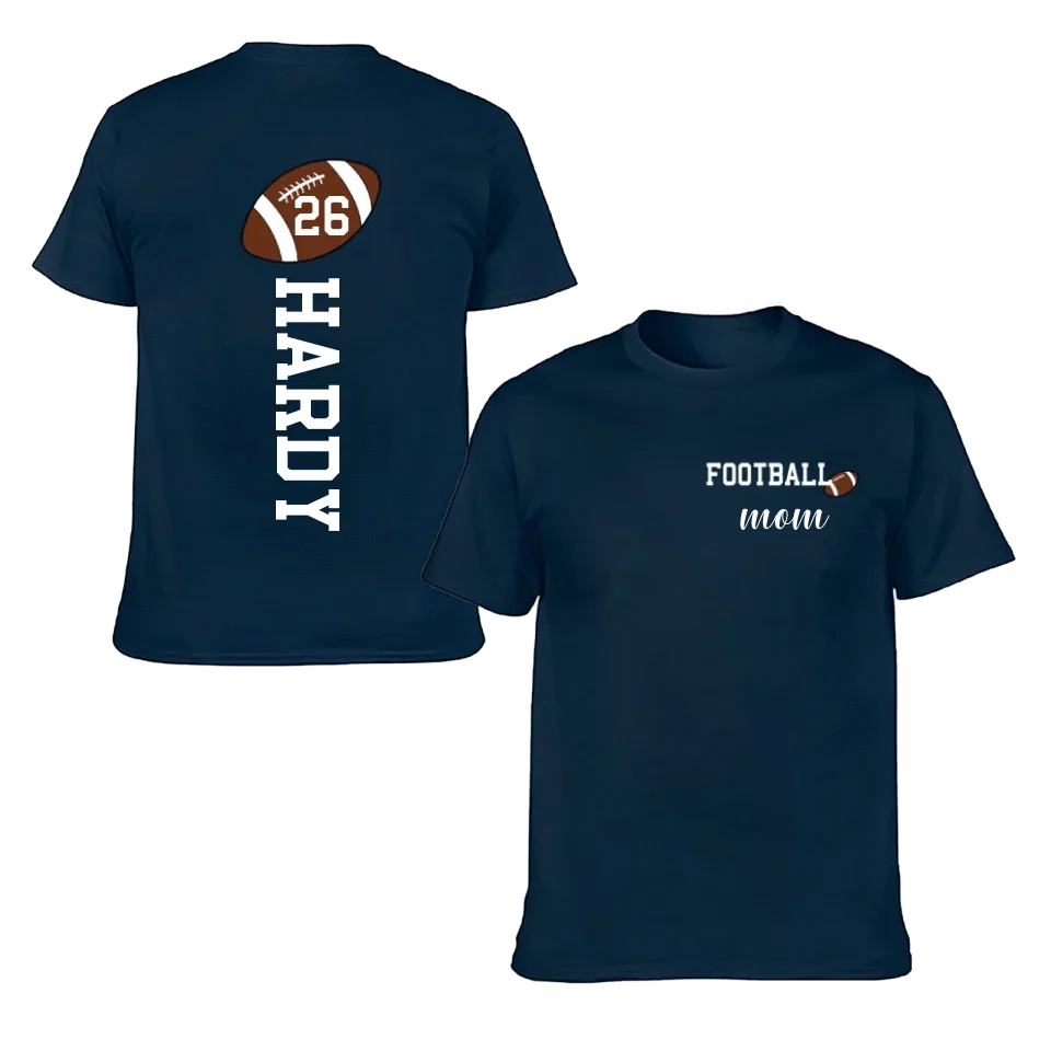 Football Season - Personalized Child's Name And Shirt Number - A Gift for Family