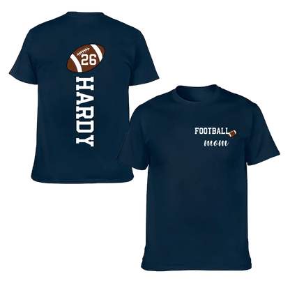 Football Season - Personalized Child's Name And Shirt Number - A Gift for Family