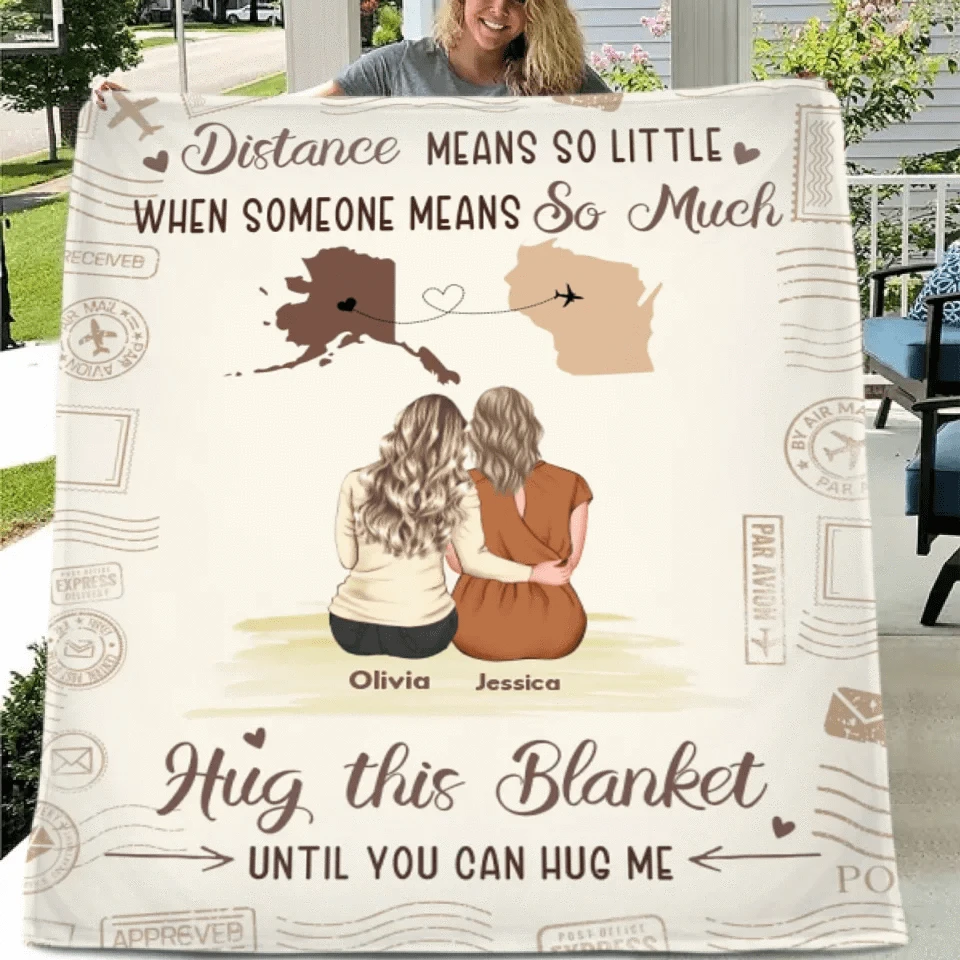 Customized Cartoon Character Hug Blanket - Personalized Theme and Character Cozy Soft Flannel Blanket - A Gift For Friends,Family