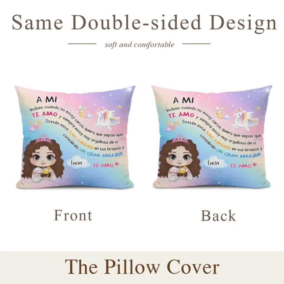 Customized Cartoon Pillowcase - Pillowcase Personalized With Child's Cartoon Image And Name - Surprise Gifts For Child