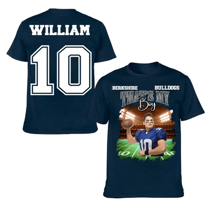 That's My Boy Personalized Jerseys Football Match Day Customized Team Names Family Photos For Player Use