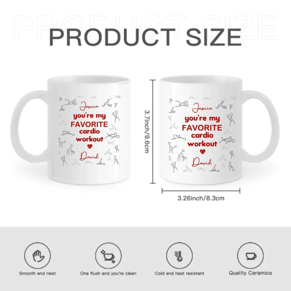 Favorite Aerobic Exercise - Personalized Mugs - Gifts for Your Loved Ones