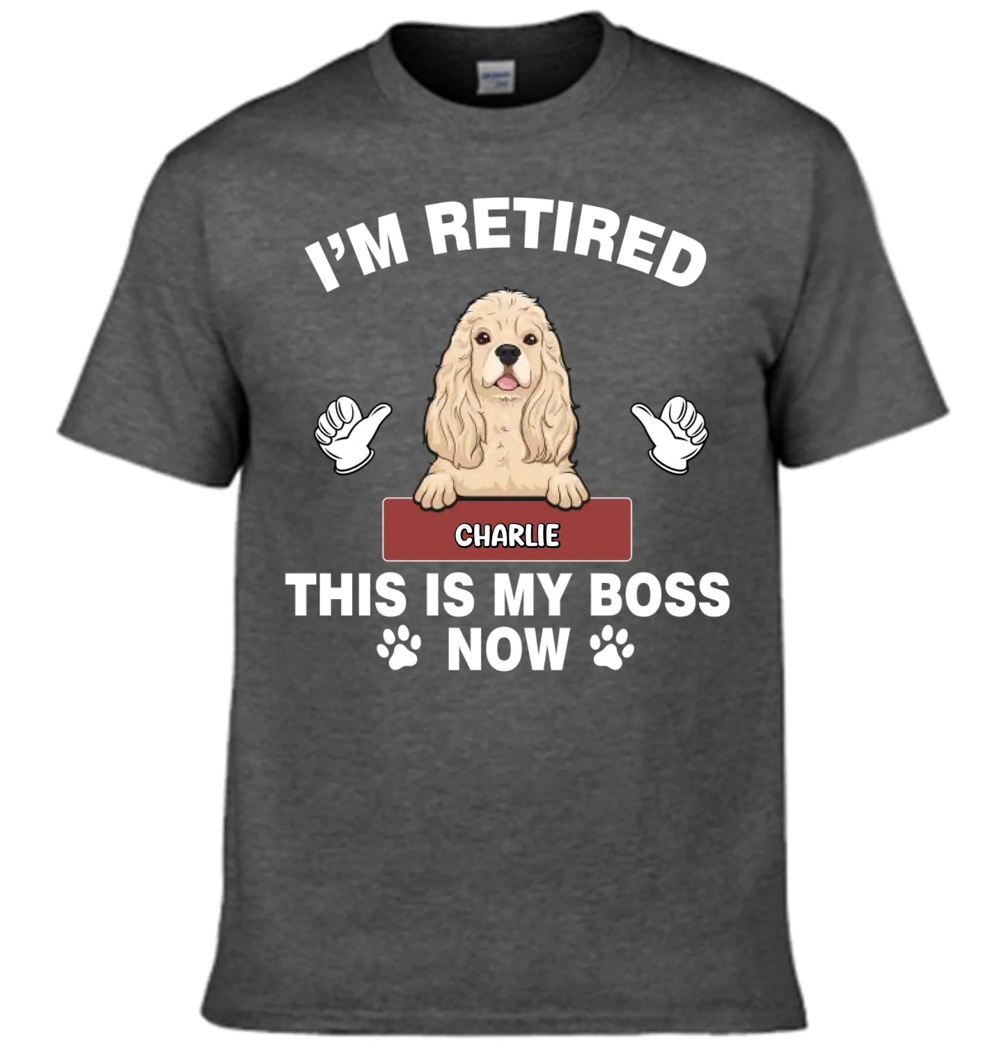 Customized Pet Themed T-shirt - Personalize Fashionable Clothing with Different Breed Pet Prints and Names -  A Gift For Pet Lovers,Pet Owners