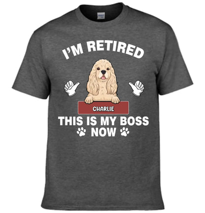 Customized Pet Themed T-shirt - Personalize Fashionable Clothing with Different Breed Pet Prints and Names -  A Gift For Pet Lovers,Pet Owners