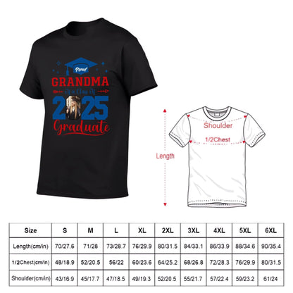 Personalized Class of 2025 Proud Graduate T-Shirt, Custom Photo