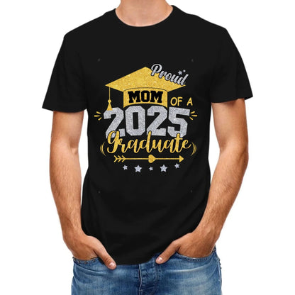 Mom Proud Mom of a Class of 2025 Graduate T Shirt