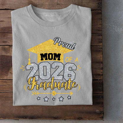 Mom Proud Mom of a Class of 2025 Graduate T Shirt
