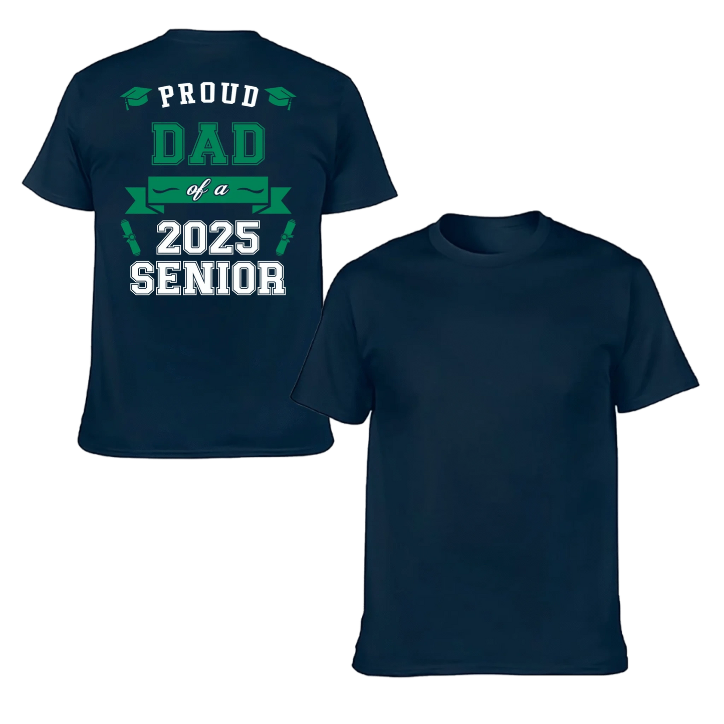 Customized Graduation Theme T-shirt - Personalised Title,Year,Name Graduation Season Apparel - A Gift For Family,BFF,Brother,Sister,Friend